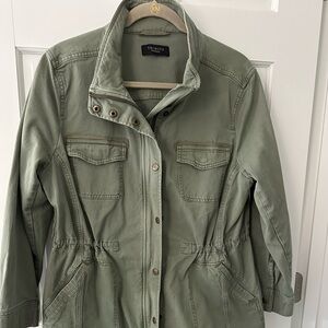 Talbots Olive Utility Jacket